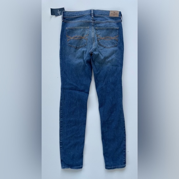 Abercrombie Kids Girls High Rise Jeggings Distressed Destroyed Size 13/14 NWT - Picture 2 of 8